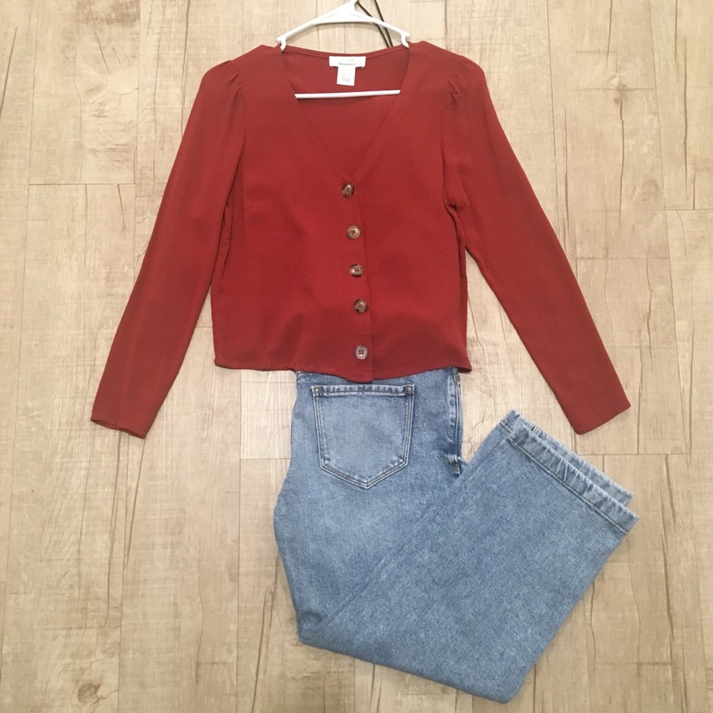 Burnt orange top